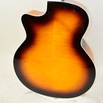 Guild F-2512CE Deluxe 12-String Cutaway Jumbo Acoustic Electric Guitar, Antique Burst image 14