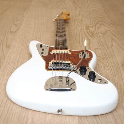 1963 Fender Jaguar Vintage Offset Electric Guitar Pre-CBS Olympic White w/hc image 11