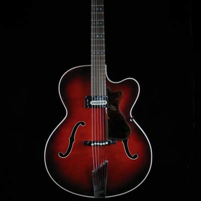 Hofner "Sudbury Stash" President - Ruby Red Sunburst image 4
