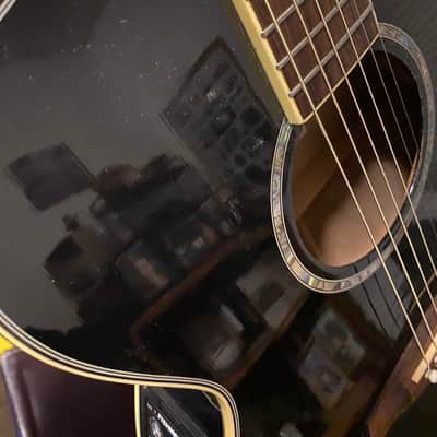 Ibanez AEG10 Series Acoustic-Electric Guitar Black- New Preamp  W padded Gigbag image 3