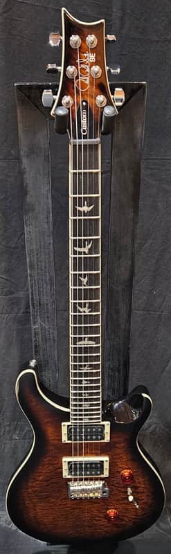 PRS SE Custom 24 Electric Guitar - Quilted Black Gold Sunburst 2024 image 1