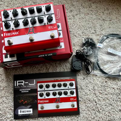 Friedman IR-J Jake E. Lee Signature Dual Tube Preamp 2024 - Present - Red / White image 2