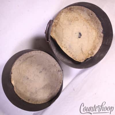 Leedy 17x6.5 Fibre 5x14" Snare Drum Case Circular Vintage 10s-20s Early American image 3