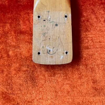 1968 Fender Stratocaster Neck – Original Nitro, A-Width, Rosewood Veneer, Original Frets, rare image 9