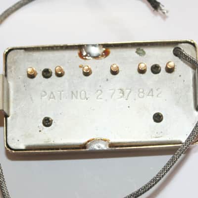 Vintage 1974 Gibson les Paul Custom Patent Number T Top Humbucker Pickup ES SG 1970's image 6