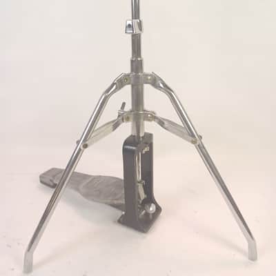 Slingerland #809 Hi-Hats Cymbals Stand Chrome Tube-Leg Vintage 1979 Tripod Base image 3