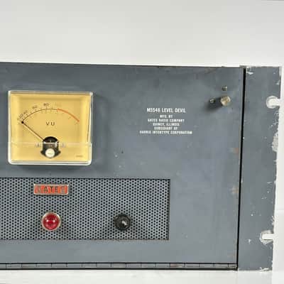 Gates Level Devil Model M5546 Tube Broadcast Limiter / Expander 1950s image 5