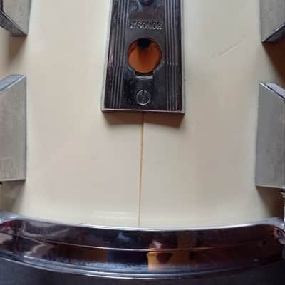 Vintage 1983 Sonor Phonic 13"x9" Tom - 9-Ply Beechwood - Made in W. Germany ( White Gloss) image 4
