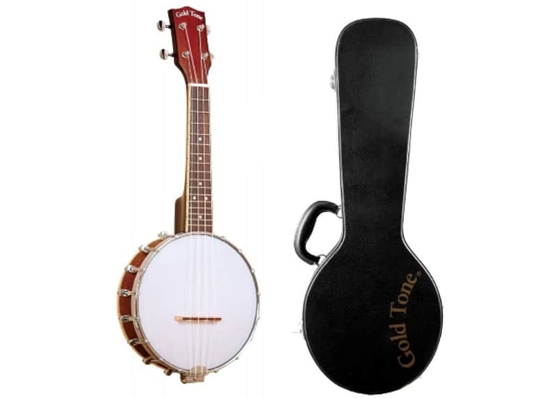 Gold Tone BUS Maple Neck Soprano-Scale Banjo Ukulele with Hard Case imagen 1