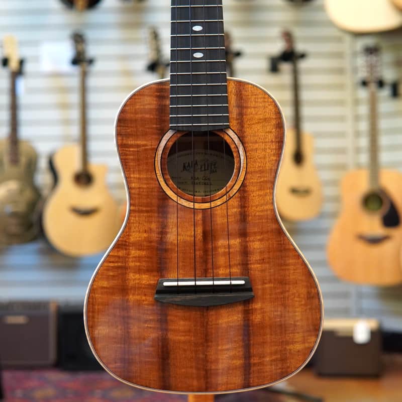 Kala USA KOA-CG All-Solid Gloss Hawaiian Koa Concert Ukulele w/Hard Case image 1