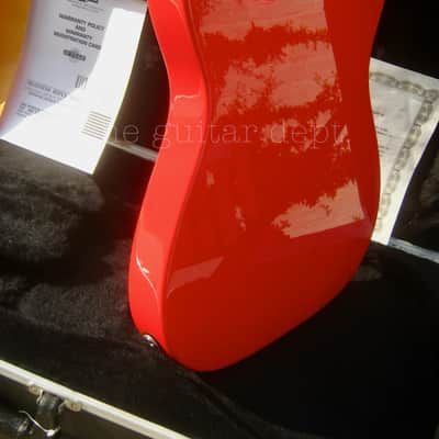 ♚MINT♚ 2006 G&L Leo Fender American ASAT Special TELECASTER USA ♚ FULLERTON RED ♚ Mother Pearl image 15