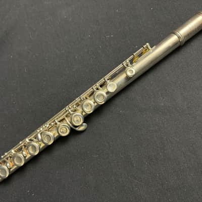 Wm. S Haynes Sterling Silver Flute, CL G#, 1942 image 2