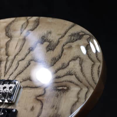 PRS SE Custom 24 Burled Ash Limited Edition Natural Electric Guitar w/Bag #G110243 image 14