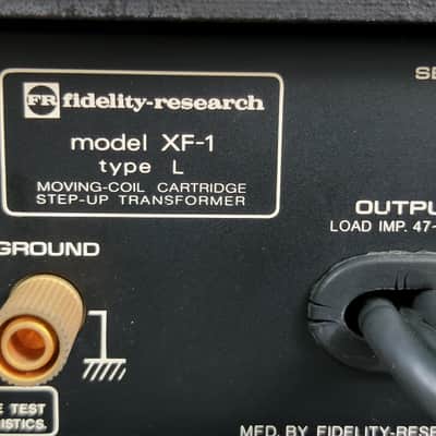 Fidelity research XF-1 Type L MC Step-up Transformer High Definition Ring Core In Excellent image 10
