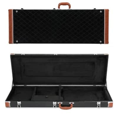 New Checkered Brown Strat-Tele-SG case 2026 - hardwood
