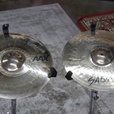 Sabian 14" AAX Medium Hi-Hat Cymbals (Pair) Brilliant image 1
