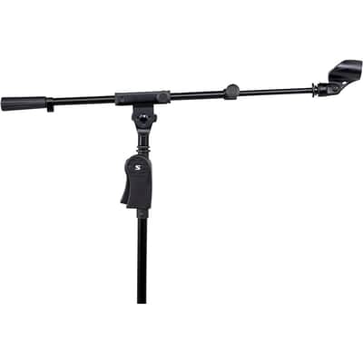 Shure Deluxe Tripod Mic Stand With Telescoping Boom and Pistol Grip One-Handed Clutch - Regular Black image 7