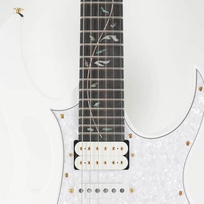Ibanez Premium JEM7VPWH Steve Via Signature White image 4