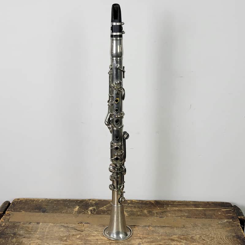 1895 C.G. Conn Double Wall Wonder Clarinet nickel - First year of production image 1