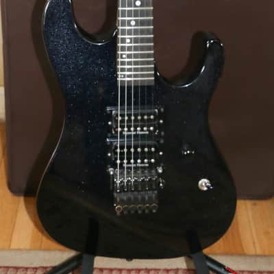 Kramer Nightswan Black/Purple flake sparkle OHSC image 6