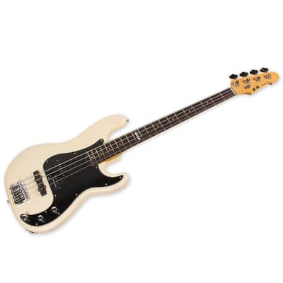 ESP E-II Vintage 4 PJ Olympic White Half Satin | Reverb
