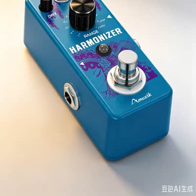 AMUZIK LEF-3807 Harmonizer Pedal, Polyphonic Pitch Shifter Detune Effect True Bypass Compact Metal Guitar Stompbox--Shipped from Irvine Warehouse in California by USPS image 3