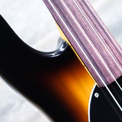 Ernie Ball Music Man Pino Palladino StingRay Bass 79 Burst Fretless Electric Bass w/Case image 5