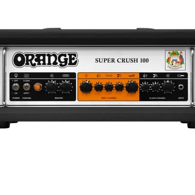 Orange Super Crush 100 2-Channel 100-Watt Guitar Amp Head 2021 - Present - Black image 1