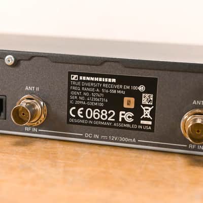 Sennheiser ew 100 G3 Bodypack Wireless System - A Range NO POWER SUPPLY CG01ZM0 image 8
