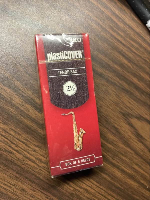 5 pack New Old Stock RICO PLASTICOVER Tenor Saxophone 2.5 strength reeds RRP05TSX250 image 1