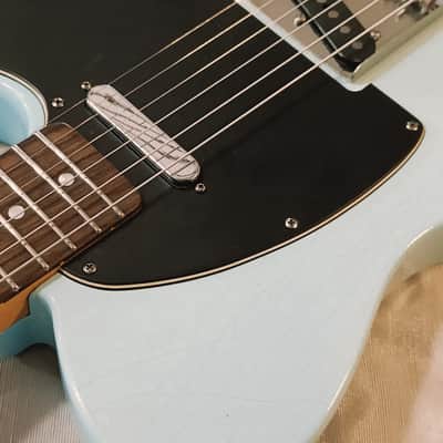 Belle Guitars Teg Workhorse - Faded Sonic Blue image 5