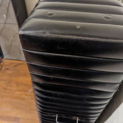 1960s Kustom 200 Solid State Bass/Guitar Amp Head & 2x15" Cabinet Black Tuck'N'Roll image 9