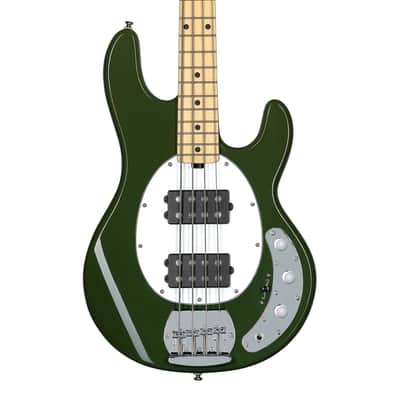 Sterling by Music Man StingRay HH 4-String Bass Guitar - Olive - Open Box image 1