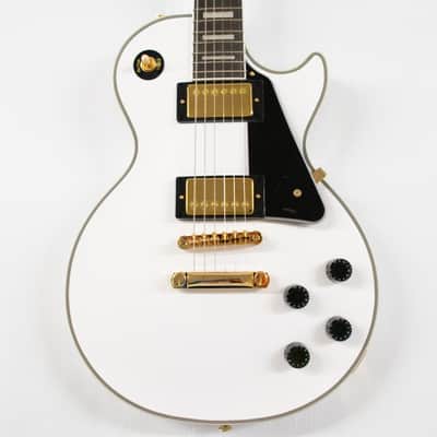 Epiphone Les Paul Custom Electric Guitar - Alpine White image 1