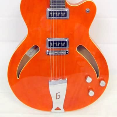 Used Gretsch G3140 Historic Synchromatic Thinline Orange VGC image 24