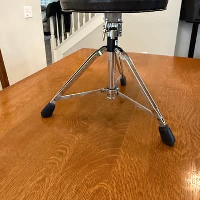 Pork Pie Drum Throne - Red Crushed Velvet Seat - Excellent Condition image 2