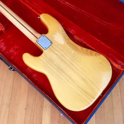 Fender Jazz/ precision bass 1971 Maple natural original vintage usa p/j emg image 8