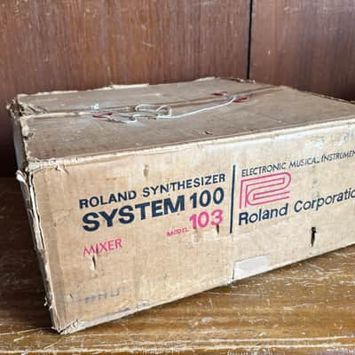Roland System 100 Model 103 Mixing Amplifier Module w/ box image 10