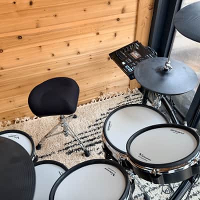 Roland TD713 V-Drum Kit with Mesh Pads 2024 - Present - Black image 7