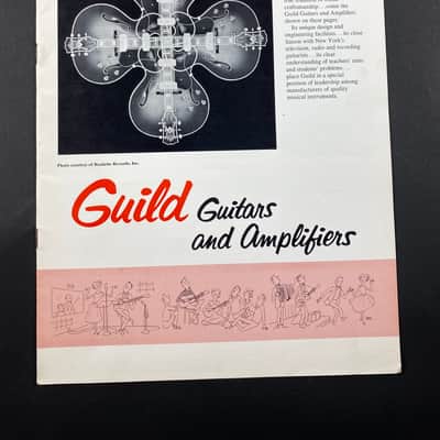 1960 Guild Full Line Catalog Case Candy Brochure Starfire image 1