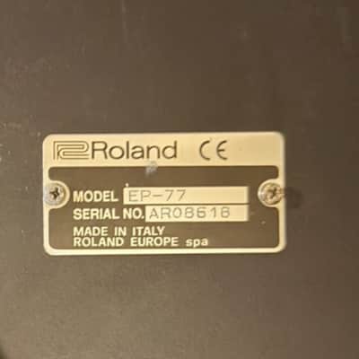 Roland ep-77 Digital Piano 76 Note Musical Keyboard w/Power Cable & Stand image 11