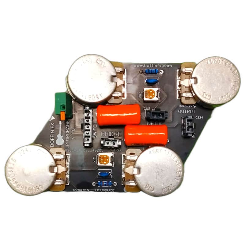 Boffin FX Guitar LP Treble Bleed Upgrade Board, CTS Pots, Sprague Capacitors image 1