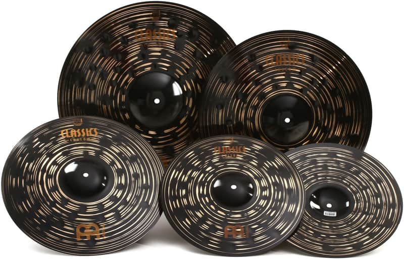 Meinl Classics Custom Dark Cymbal Set Plus Free 18" Dark Crash image 1