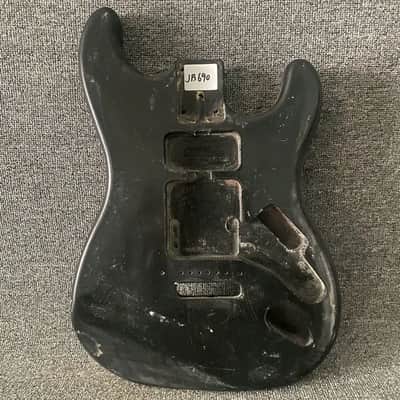 Black Basswood DIY Project Guitar Strat Style Body image 1