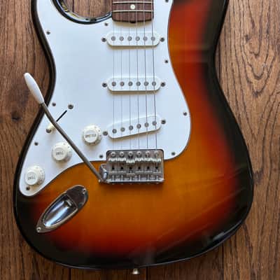 1993 Fender ST-62 Stratocaster Reissue Left-Handed MIJ Sunburst image 6