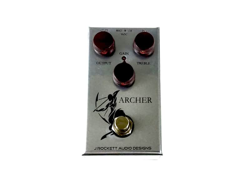 Used J Rockett Archer Overdrive Distortion Boost Guitar Effects Pedal image 1