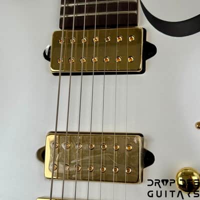 Ibanez Brian "Head" Welch Signature K7YANG 7-String Electric Guitar w/ Bag - Matte White image 6