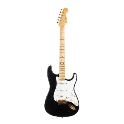 Used Fender Custom Shop 1958 Stratocaster Black 1997 image 4