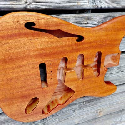 Stratocaster  Thinline body, mahogany image 6