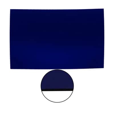 Acrylic Mirror Pickguard Material - 1-Ply Blue - 17 x 11.5 inch Pickguard Blank image 1